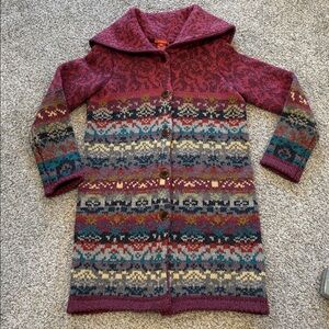 Sundance Pink and Purple Knit Cardigan